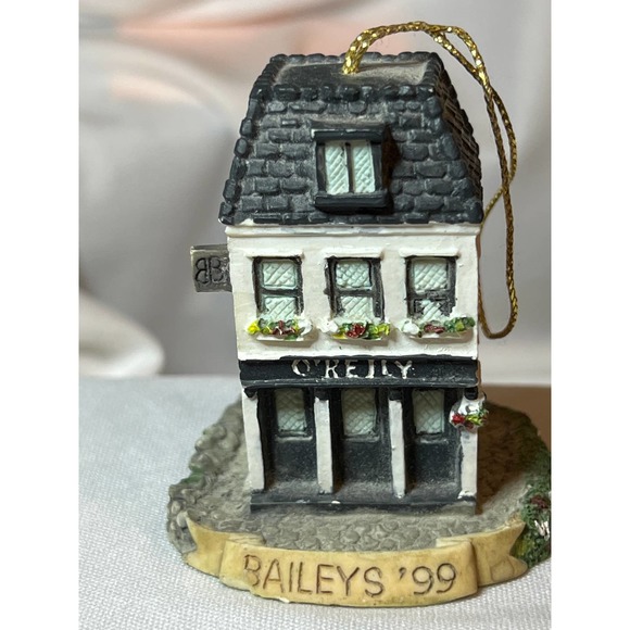 Vtg Bailey's Irish Cream B & B 1999 Cottage Limited Edition Ornament O'Reily's - Picture 2 of 6